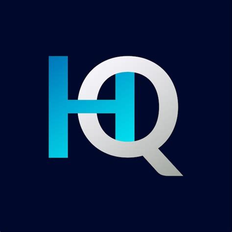 Premium Vector Unique Hq Letter Logo Icon Vector Template