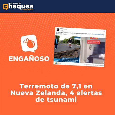 Ecuador Chequea On Twitter No Hay Alerta De Tsunami Luego De