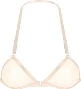 Runhomal Women S Sexy Sheer Halter Neck Bikini Top String Micro Triangle Bikini Top Swimsuit