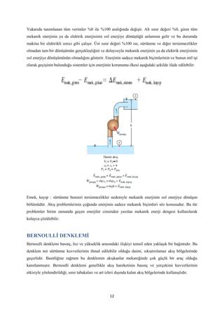 Kütle bernoulli ve enerji denklemleri PDF