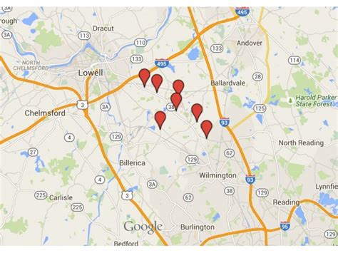 Tewksbury S Halloween Sex Offender Safety Map Tewksbury Ma Patch