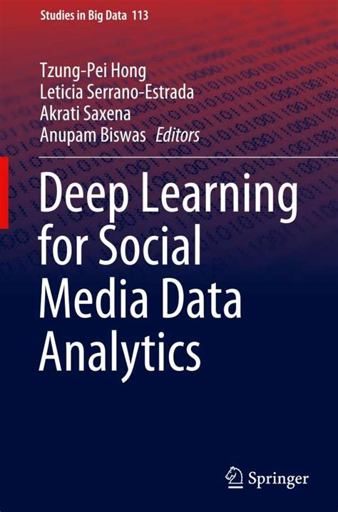 Deep Learning For Social Media Data Analytics Buch Jpc