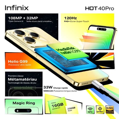 L Infinix Hot 40 Pro est officiel en Côte d Ivoire voici tout ce que