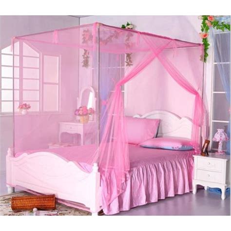 Generic Double Bed Mosquito Net Large Bed Simple Mosquito Net Pink