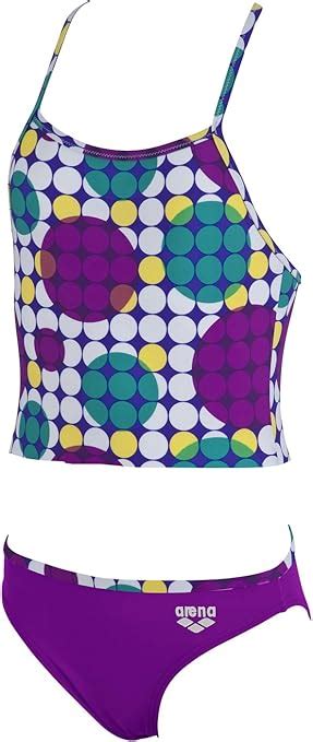 arena Mädchen Bikini Latangi deep mauve deep mauve Amazon de Bekleidung