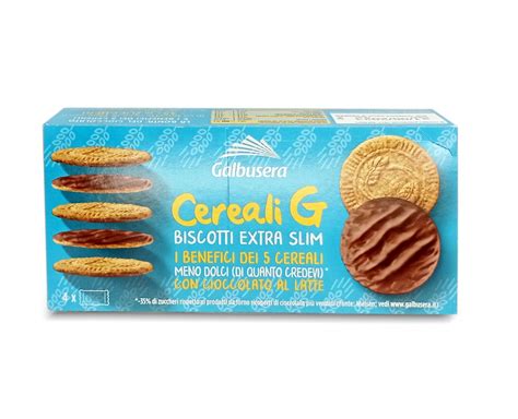 Galbusera Cereali G Extra Slim Cioccolato Al Latte Ciastka Kruche Z