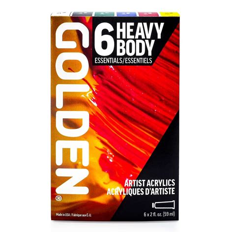 heavy body acrylic paint golden 8
