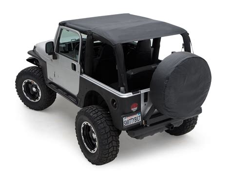 Smittybilt Black Outback Extended Bikini Top For Jeep