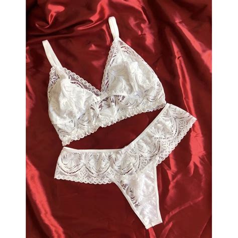 Lingerie Branca Shopee Brasil