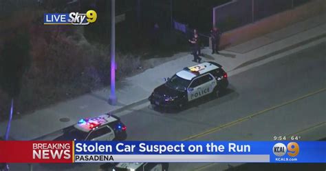 Lapd Search For Driver Wanted After Bailing From Reported Stolen