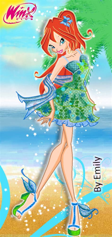 Bloom Summer Outfit The Winx Club Fairies Fan Art Fanpop