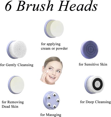 Rechargeable Facial Cleansing Brush Waterproof Spin Face Scrub Brush