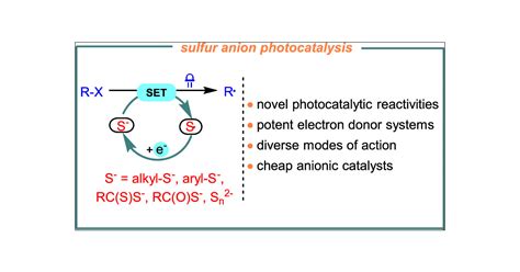 Light-Induced Single-Electron Transfer Processes involving Sulfur ...