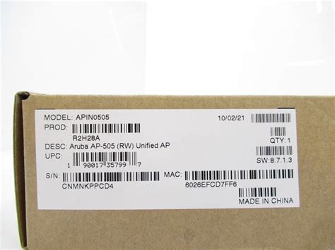 Hpe Aruba APIN0505 R2H28A Wireless Access Point - PCM SURPLUS WORLD