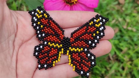 Diy Como Tejer Mariposas En Mostacilla Paso A Paso Bisuteria Y