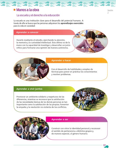 Formación Cívica y Ética Tercero Telesecundaria 2022 2023 Página 63