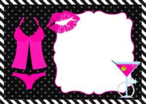 Convite Ch De Lingerie Modelos Cheios De Luxo E Glamour