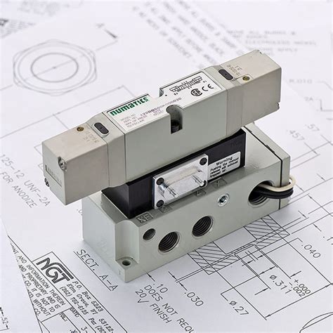 Dual Locking Valve W Manual Release For Numatics 2012 Series Valves