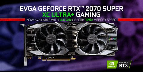 EVGA GeForce RTX 2070 SUPER XC ULTRA Video Card OVERCLOCKED 2 75