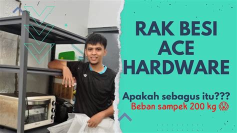 Merakit Rak Besi Dari Ace Hardware Youtube