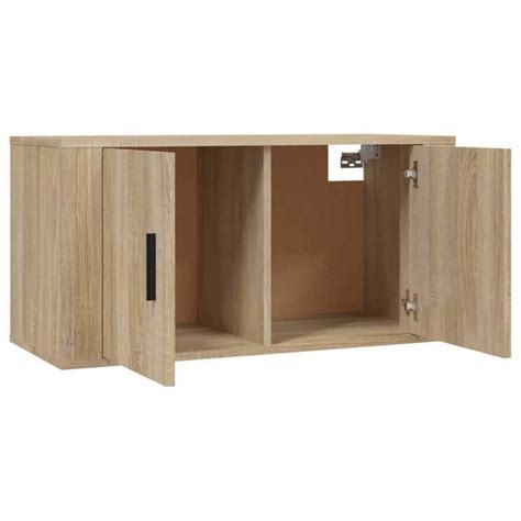 Ensemble de meubles TV 3 pcs Chêne sonoma Bois d ingénierie Pwshymi