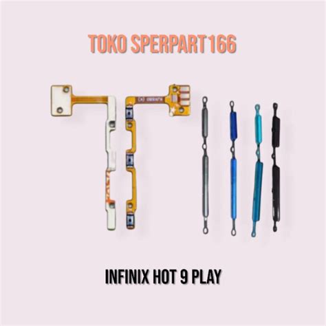 Jual TOMBOL LUAR FLEXSIBEL ON OFF VOLUME INFINIX HOT PLAY SET Shopee Indonesia