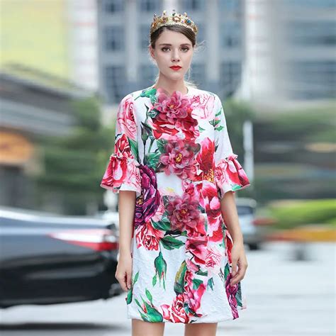 High Quality Dress Runway Dresses Floral Dress 3d Flowers Dress 18920 In Dresses From Women S