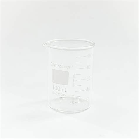 Beakers Low Form With Spout 100ml Biotechscilabfurniture