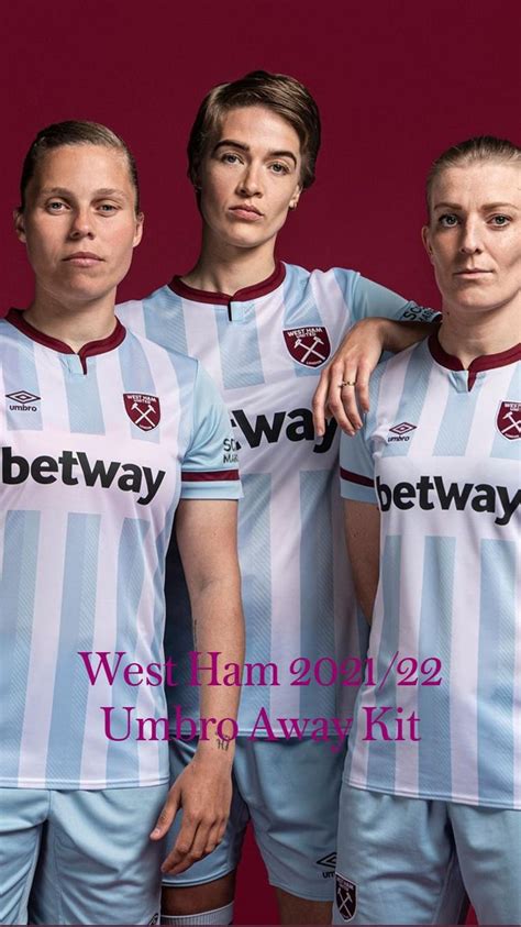 West Ham 202122 Umbro Away Kit Soccer Jersey English Premier League