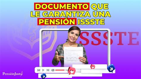 Indispensable que el ISSSTE le entregue este documento Pensión ISSSTE