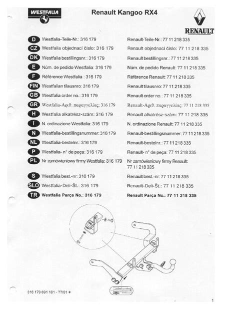 Kangoo X X Notice Attelage Kangoo Pdf Mb Installation