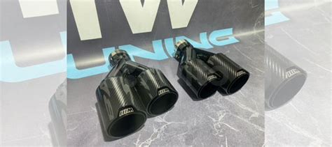 Насадки на глушитель BMW G30 2*90 глянец и карбон купить в Москве с ...