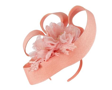 Large Coral Fascinator By Fillies Collection Fascinators Online