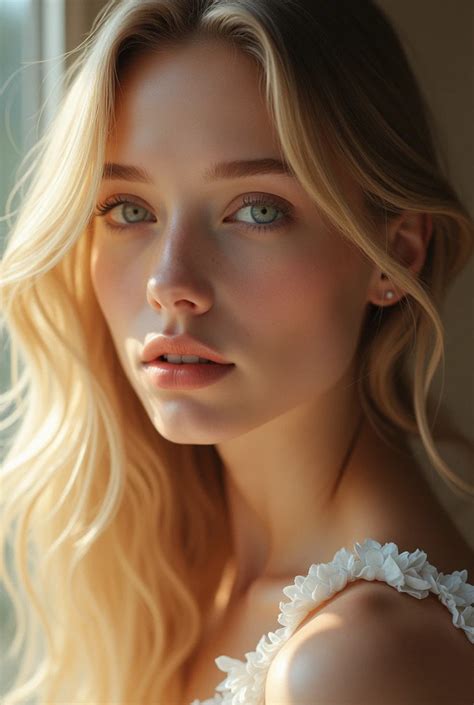 Pretty Blonde Woman SeaArt AI