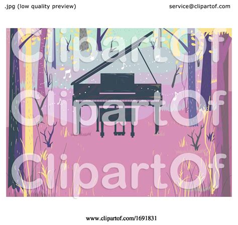 Piano Forest Design Illustration By Bnp Design Studio 1691831