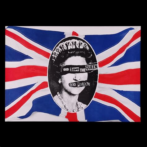 Lot 599 God Save The Queen Promotional Poster SEX PISTOLS THE