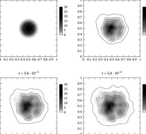 Haptotaxis Effects Spatio Temporal Evolution Of The Cell Density