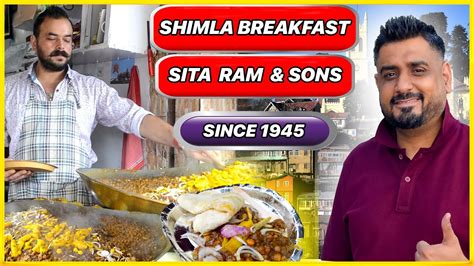 Shimla Street Food Tour Insane I Tried Kolkata Famous Luchi Chole