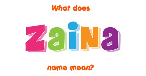 Zaina name - Meaning of Zaina
