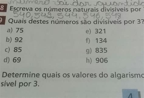 Quais São Divisíveis Por 3 - quais desses números são divisíveis por 3? - brainly.com.br