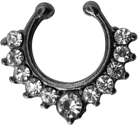 Septum Piercing Png Photos Png Mart