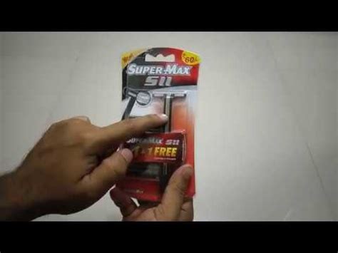 Super max S2 platinum Shaving cartridges - YouTube