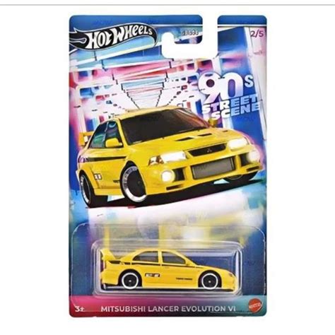 HOT WHEELS 90s Street Scene 2 5 Autko Mitsubishi Lancer Evolution VI JCB58 194735267361 Cena