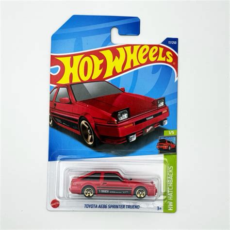 風火輪 Hot Wheels 普卡 Toyota AE86 Sprinter Trueno 蝦皮購物
