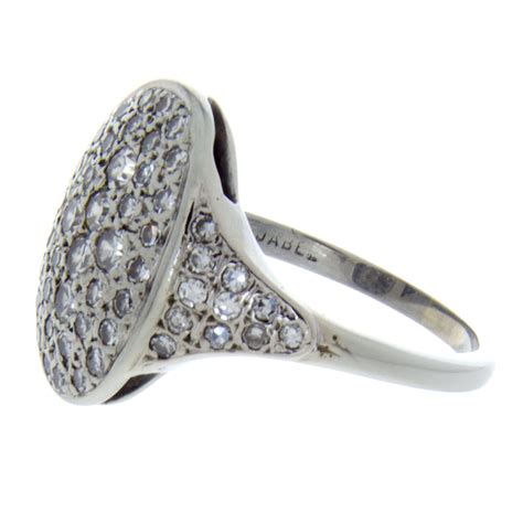 Vintage 1960s Pavé Diamond Cocktail Ring – Chicago Pawners & Jewelers