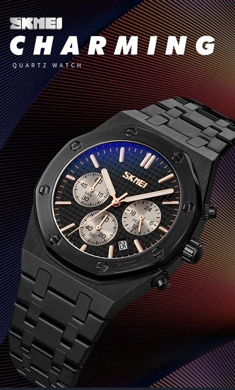 Skmei 9296 - Gold Black Price in Bangladesh - Econaz