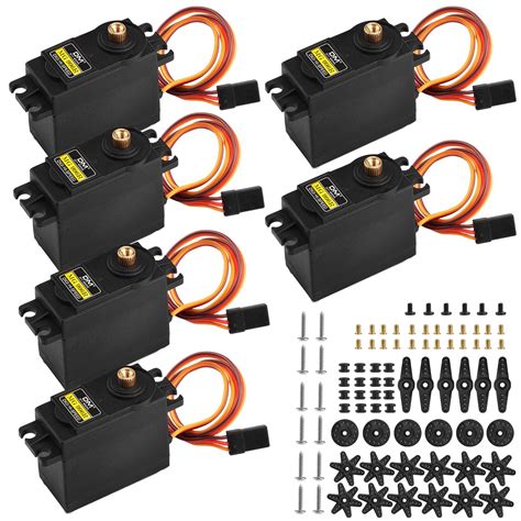 Buy Aideepen 6 Pack MG996R Metal Gear High Speed Torque Digital Servo