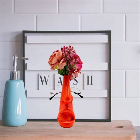 Держатель для очков в форме носа, уникальная ваза, прочная подставка ...