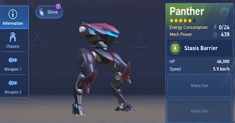 Mech Arena Robot Showdown Panther Complete Load Out Guide Game Guides