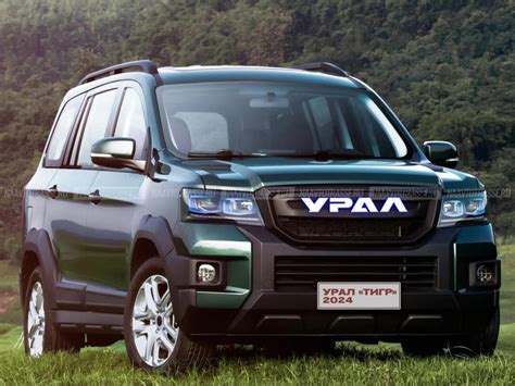 Новейший трехрядный кроссовер УРАЛ-3255 «Тигр» 2024 года для России ...